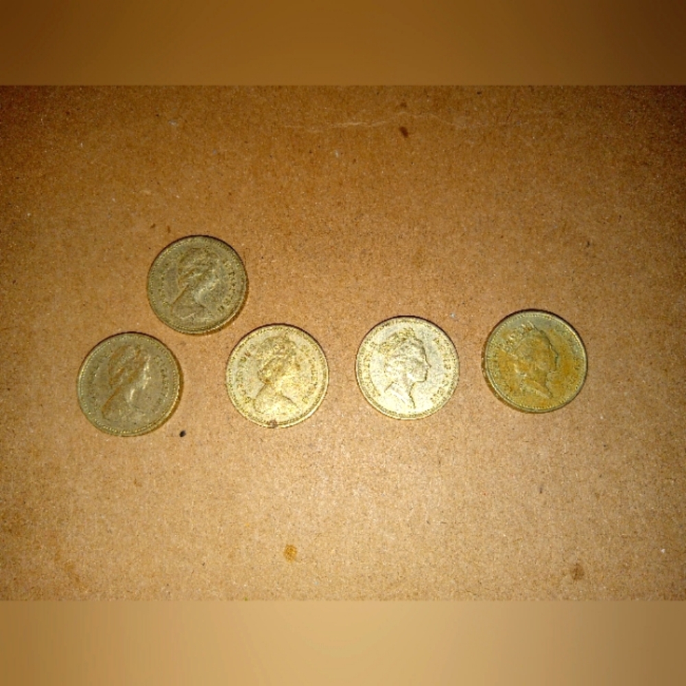 Queen Elizabeth ll One Pound Coin Set